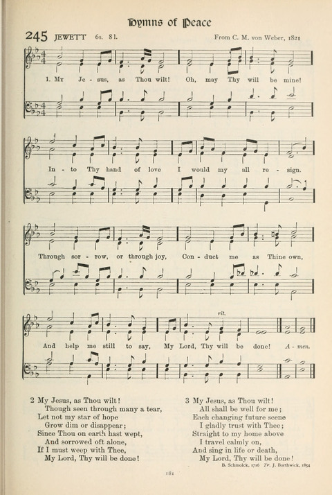 Hymns of Worship and Service: College Edition page 181