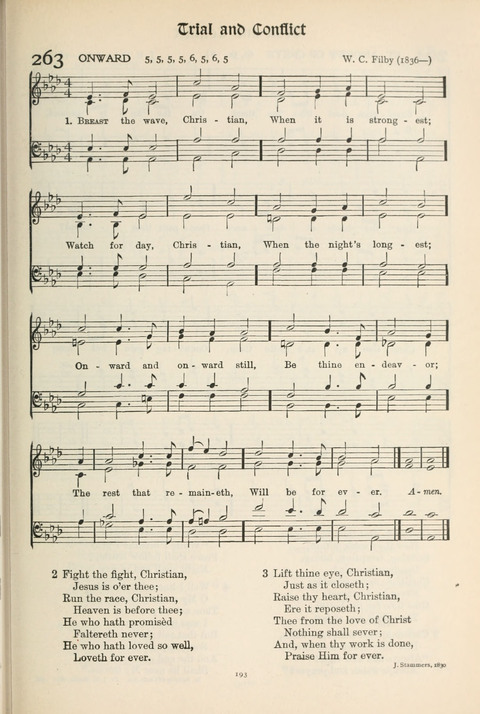Hymns of Worship and Service: College Edition page 193
