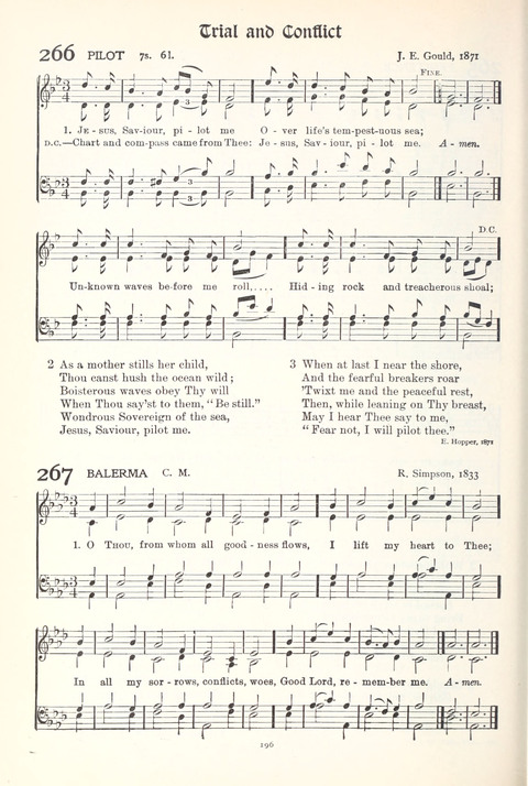 Hymns of Worship and Service: College Edition page 196