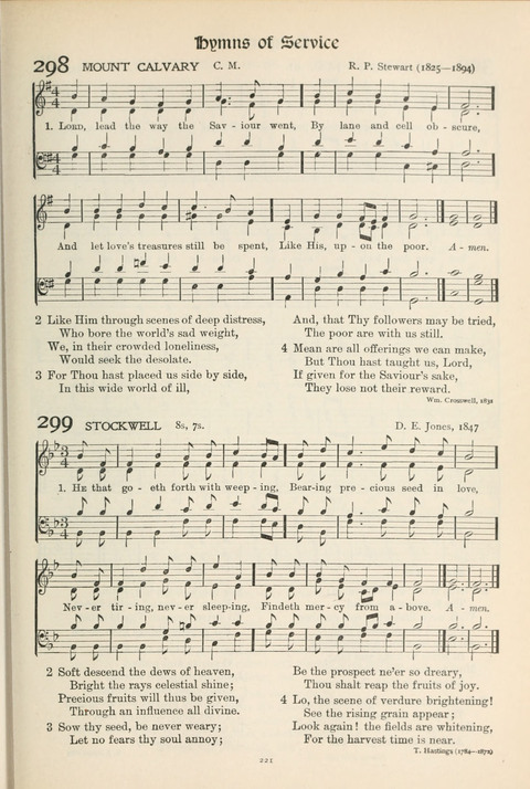 Hymns of Worship and Service: College Edition page 221