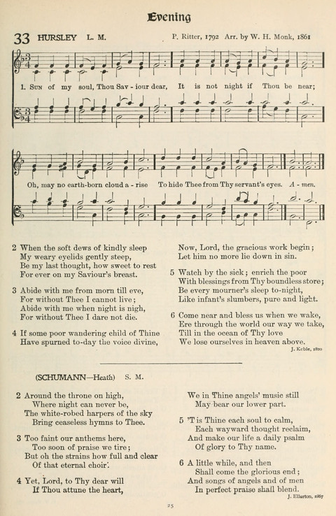 Hymns of Worship and Service: College Edition page 25