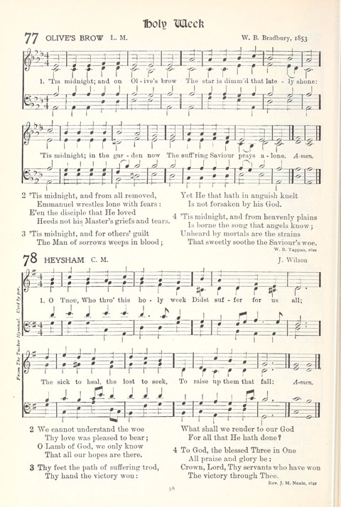 Hymns of Worship and Service: College Edition page 58