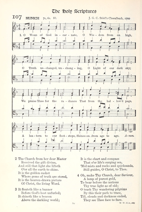 Hymns of Worship and Service: College Edition page 80