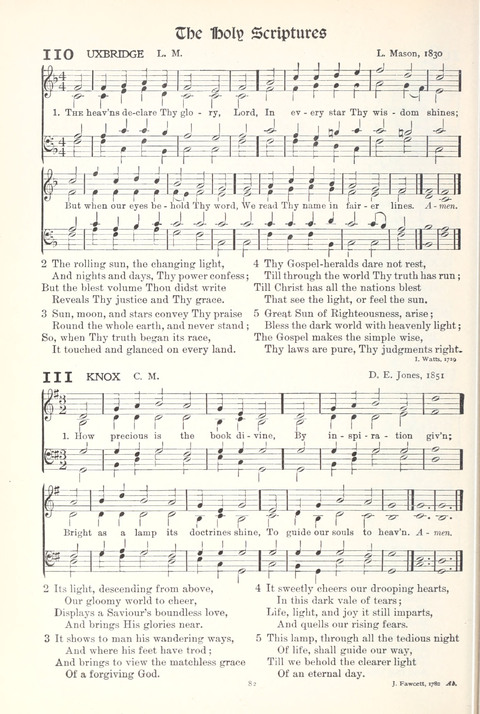 Hymns of Worship and Service: College Edition page 82