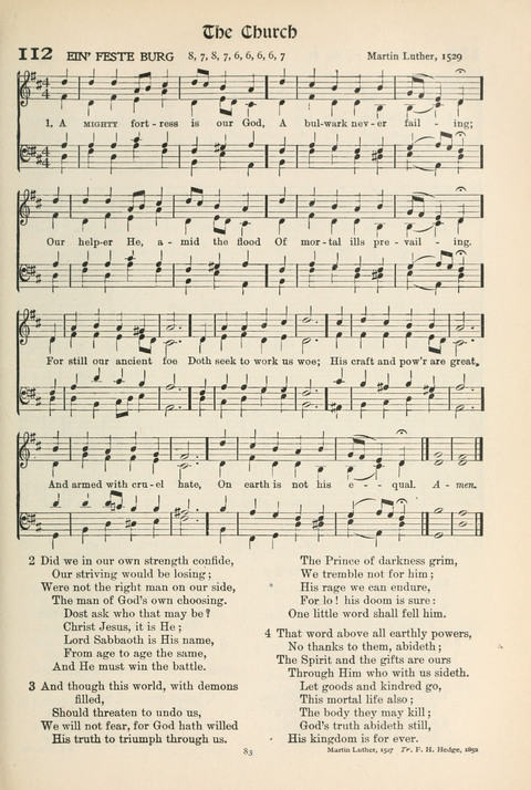 Hymns of Worship and Service: College Edition page 83