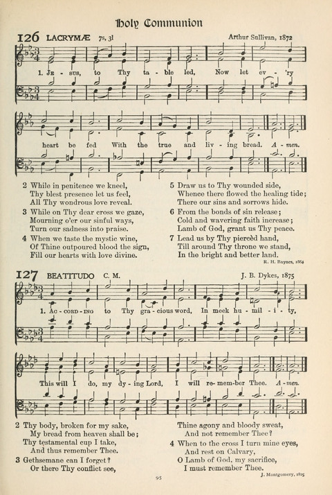 Hymns of Worship and Service: College Edition page 95