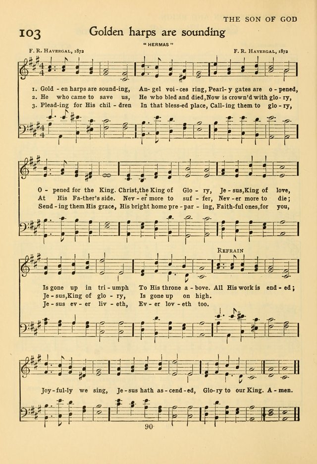 Hymns of Worship and Service: for the Sunday School page 109