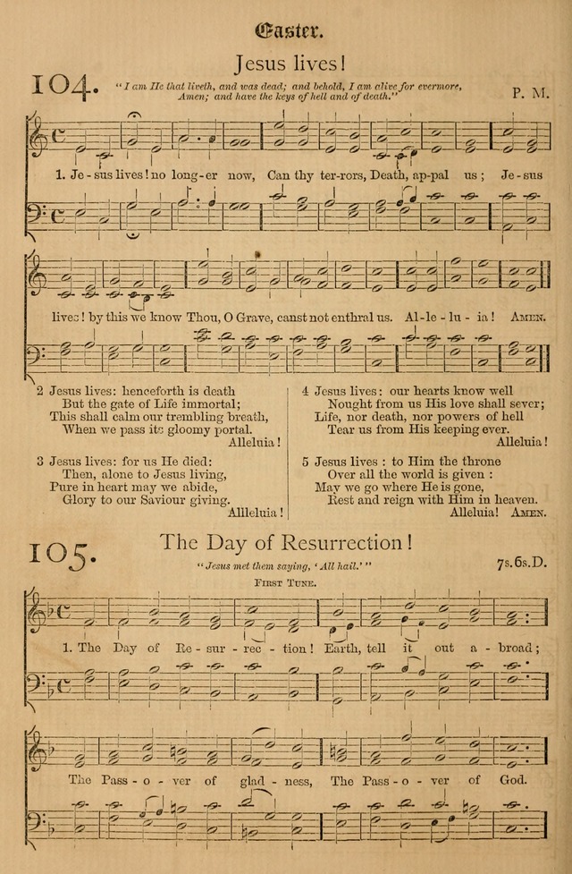 The Hymnal: with tunes old and new page 103