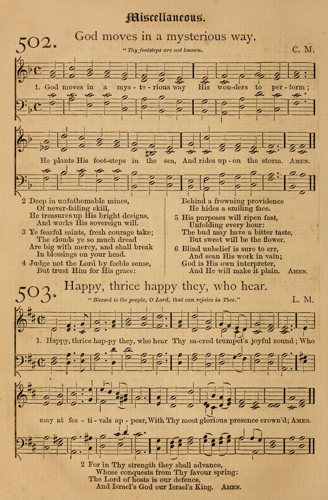 The Hymnal: with tunes old and new page 423