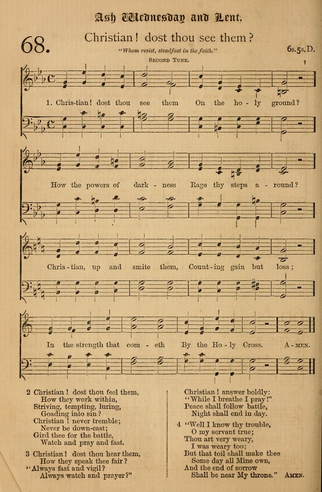 The Hymnal: with tunes old and new page 71