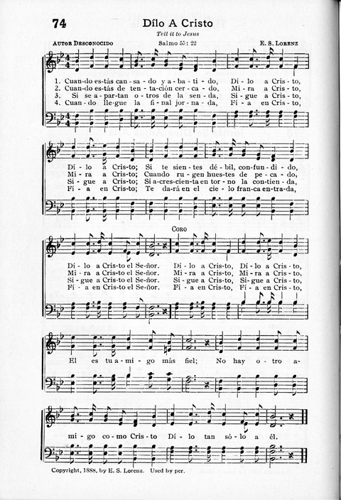 Himnos de Gloria page 73