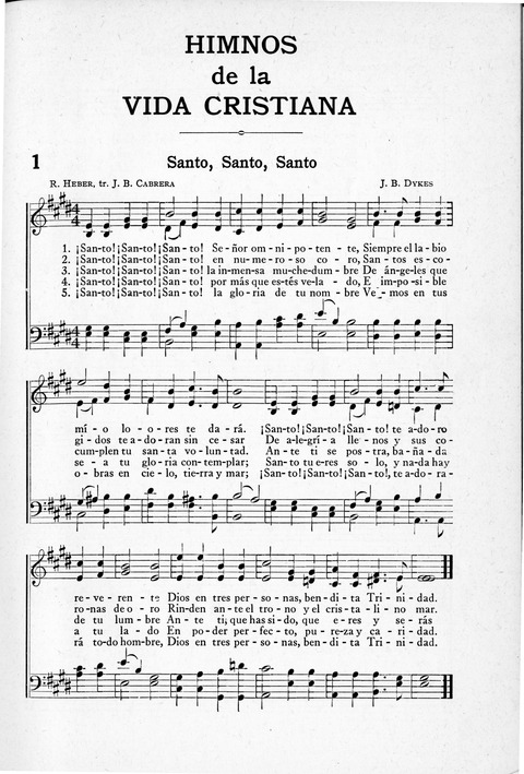 Himnos de la Vida Cristiana page 1