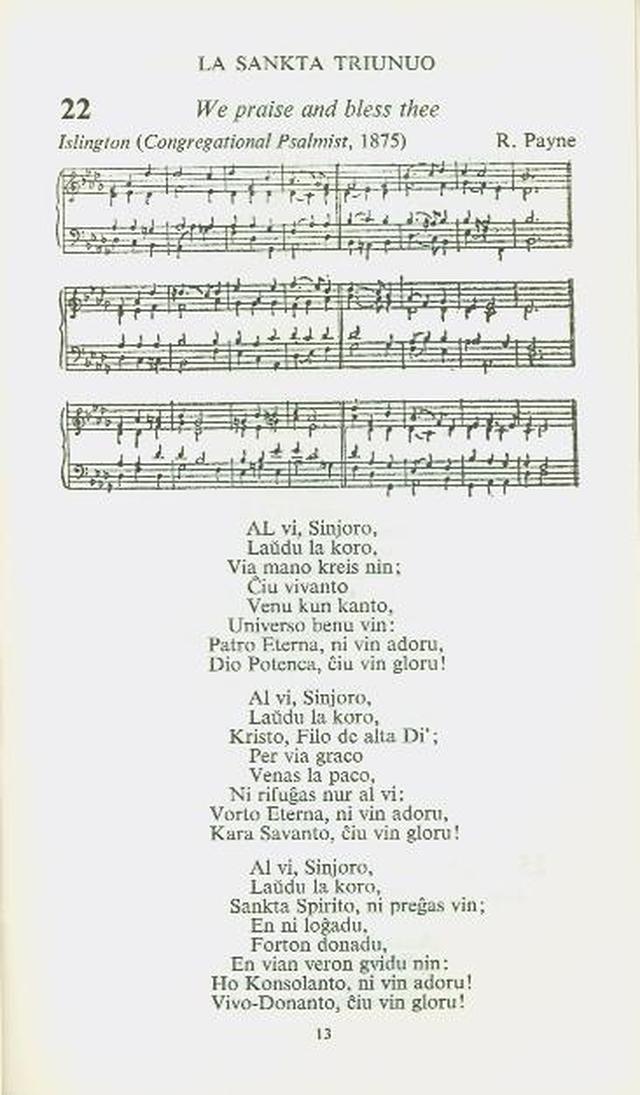 Himnaro Esperanta, 5-a eld. page 13