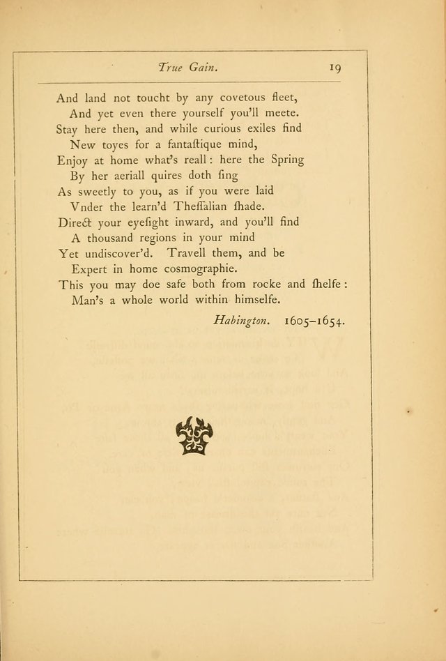 Hymns of the Ages: being selections from Wither, Cranshaw, Southwell, Habington, and other sources (2nd series) page 19