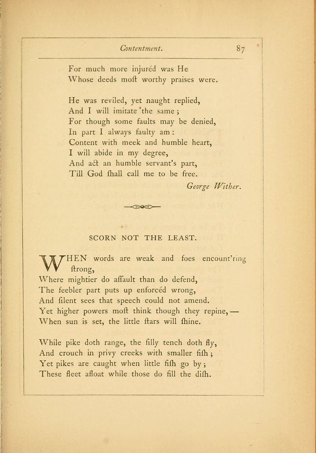 Hymns of the Ages: being selections from Wither, Cranshaw, Southwell, Habington, and other sources (2nd series) page 87