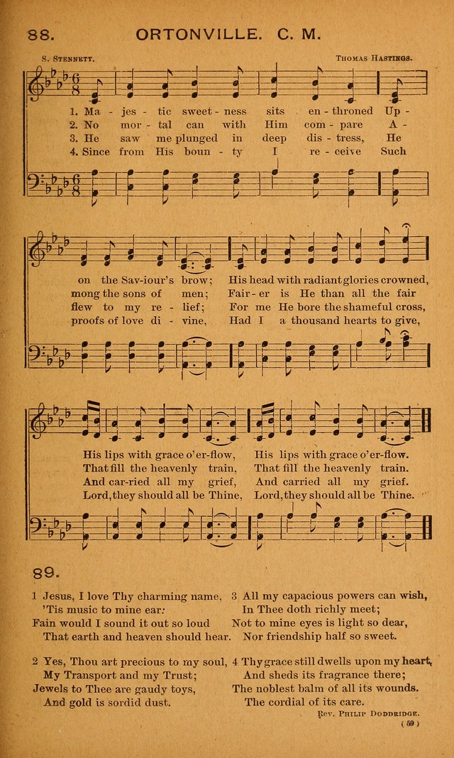 Y.P.S.C.E. Hymns of Christian Endeavor page 59