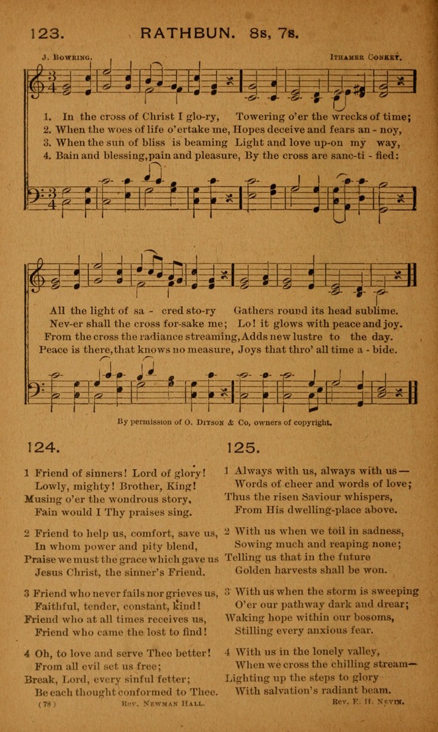 Y.P.S.C.E. Hymns of Christian Endeavor page 78