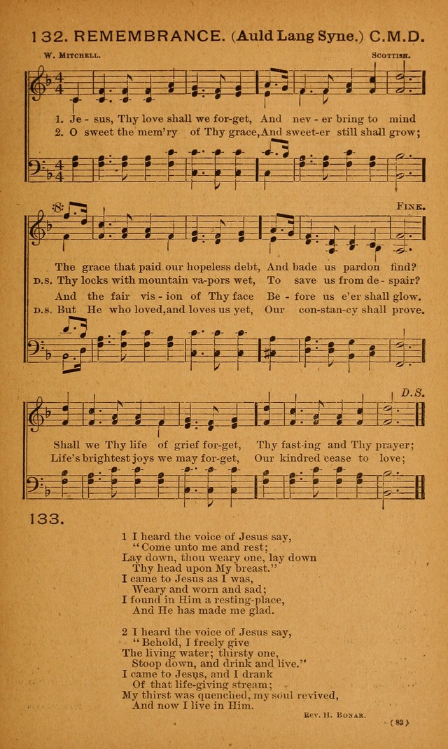 Y.P.S.C.E. Hymns of Christian Endeavor page 83