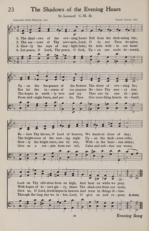 Hymns of the Christian Life page 20