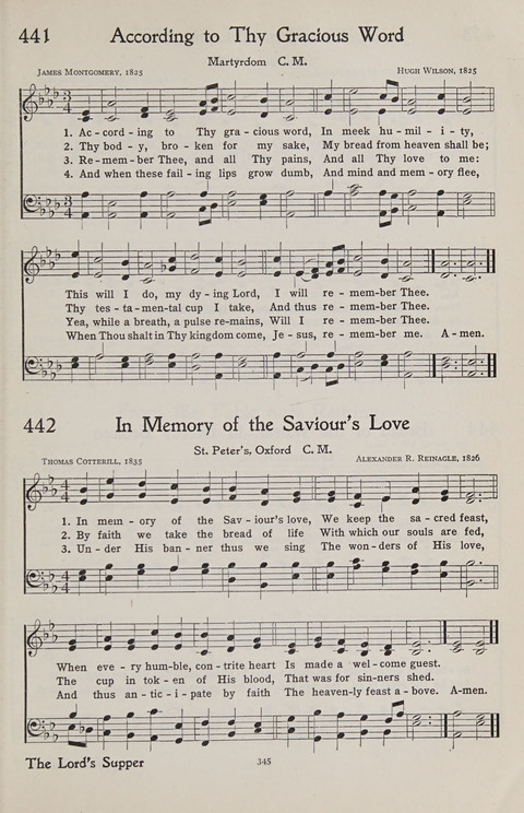 Hymns of the Christian Life page 341