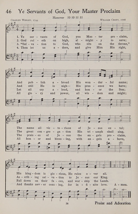 Hymns of the Christian Life page 36