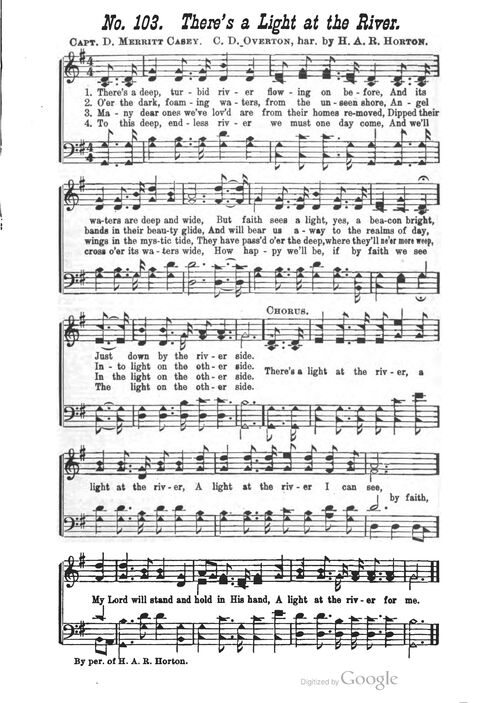 The Harp of Glory: The Best Old Hymns, the Best New Hymns, the cream of song for all religious work and workship (With supplement) page 103