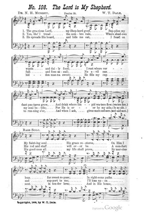 The Harp of Glory: The Best Old Hymns, the Best New Hymns, the cream of song for all religious work and workship (With supplement) page 108