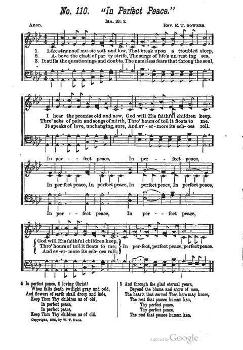 The Harp of Glory: The Best Old Hymns, the Best New Hymns, the cream of song for all religious work and workship (With supplement) page 110