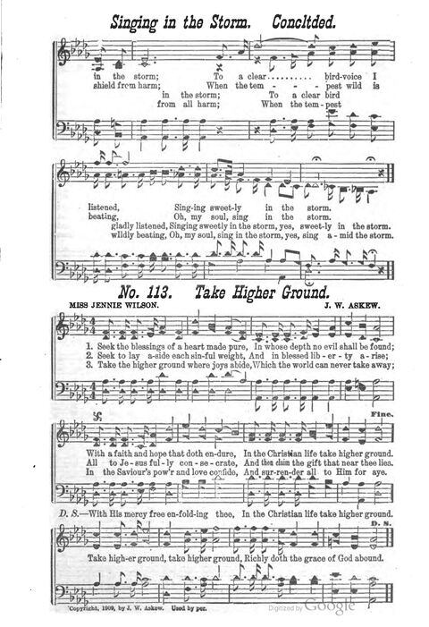 The Harp of Glory: The Best Old Hymns, the Best New Hymns, the cream of song for all religious work and workship (With supplement) page 113