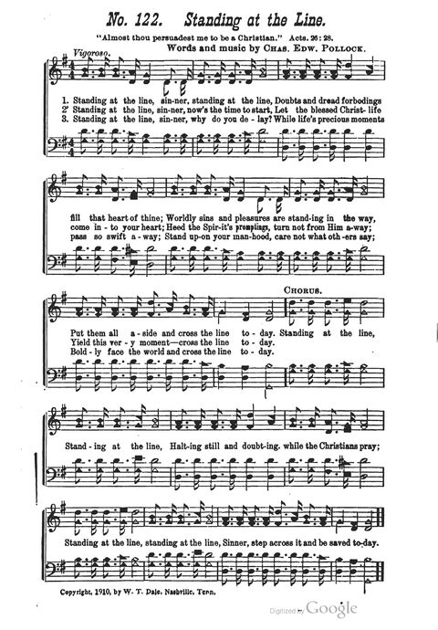 The Harp of Glory: The Best Old Hymns, the Best New Hymns, the cream of song for all religious work and workship (With supplement) page 122