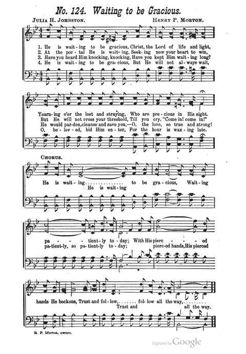 The Harp of Glory: The Best Old Hymns, the Best New Hymns, the cream of song for all religious work and workship (With supplement) page 124