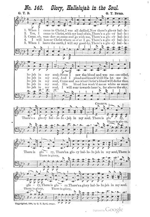 The Harp of Glory: The Best Old Hymns, the Best New Hymns, the cream of song for all religious work and workship (With supplement) page 140