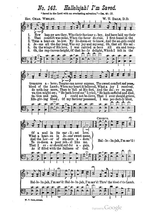 The Harp of Glory: The Best Old Hymns, the Best New Hymns, the cream of song for all religious work and workship (With supplement) page 143