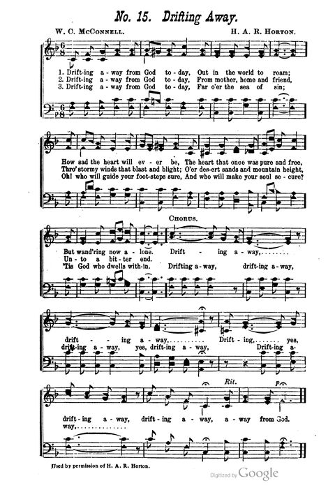 The Harp of Glory: The Best Old Hymns, the Best New Hymns, the cream of song for all religious work and workship (With supplement) page 15