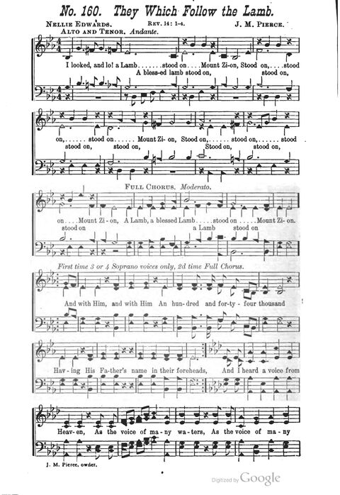 The Harp of Glory: The Best Old Hymns, the Best New Hymns, the cream of song for all religious work and workship (With supplement) page 160