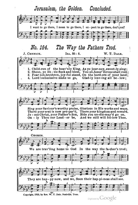 The Harp of Glory: The Best Old Hymns, the Best New Hymns, the cream of song for all religious work and workship (With supplement) page 165