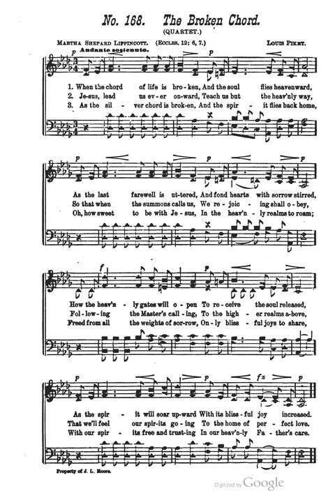 The Harp of Glory: The Best Old Hymns, the Best New Hymns, the cream of song for all religious work and workship (With supplement) page 169