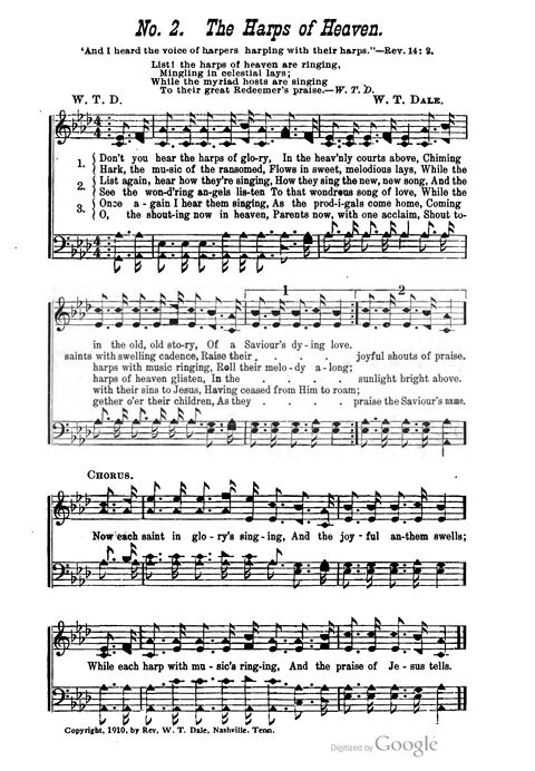 The Harp of Glory: The Best Old Hymns, the Best New Hymns, the cream of song for all religious work and workship (With supplement) page 2