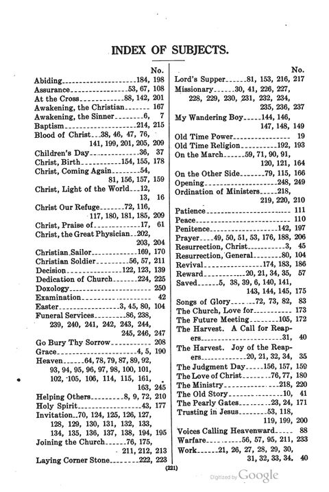 The Harp of Glory: The Best Old Hymns, the Best New Hymns, the cream of song for all religious work and workship (With supplement) page 219