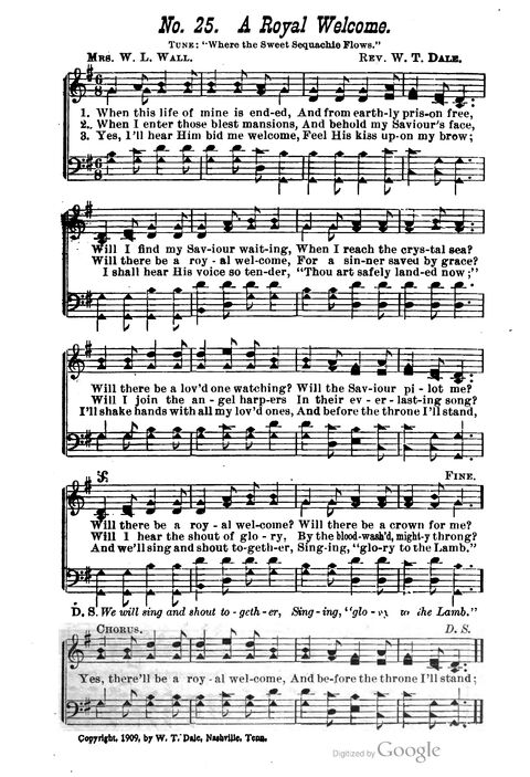 The Harp of Glory: The Best Old Hymns, the Best New Hymns, the cream of song for all religious work and workship (With supplement) page 25