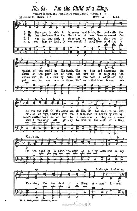 The Harp of Glory: The Best Old Hymns, the Best New Hymns, the cream of song for all religious work and workship (With supplement) page 281