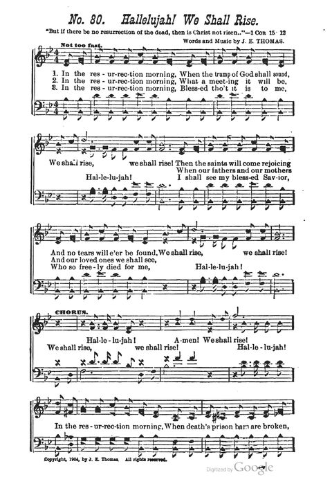 The Harp of Glory: The Best Old Hymns, the Best New Hymns, the cream of song for all religious work and workship (With supplement) page 80