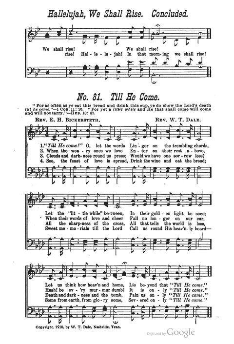 The Harp of Glory: The Best Old Hymns, the Best New Hymns, the cream of song for all religious work and workship (With supplement) page 81