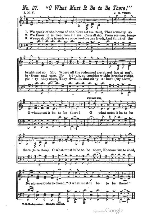 The Harp of Glory: The Best Old Hymns, the Best New Hymns, the cream of song for all religious work and workship (With supplement) page 97