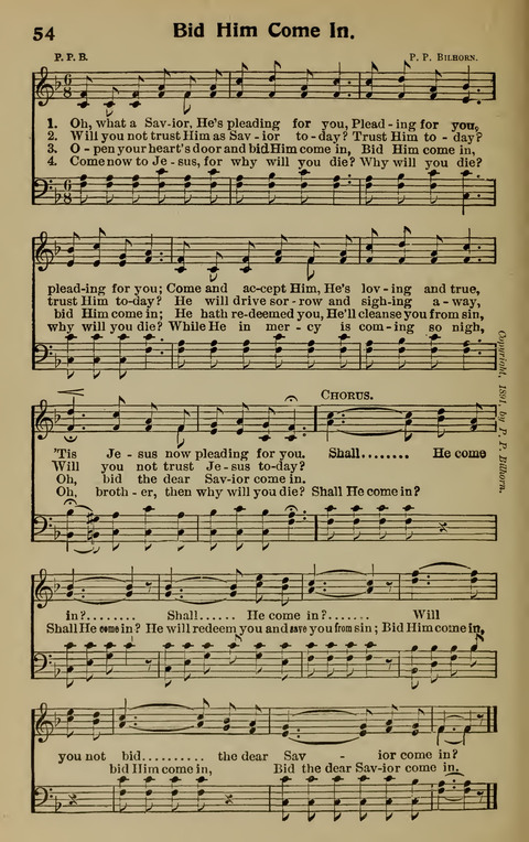 Hymns of His Grace: No. 1 page 52