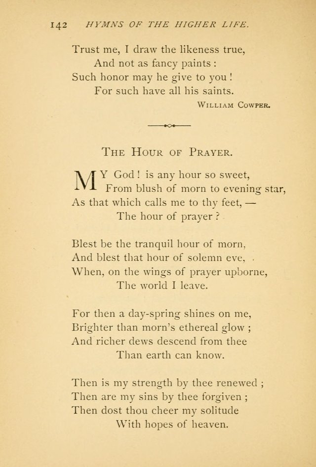 Hymns of the Higher Life page 146
