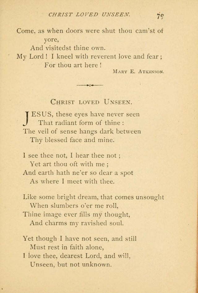 Hymns of the Higher Life page 79