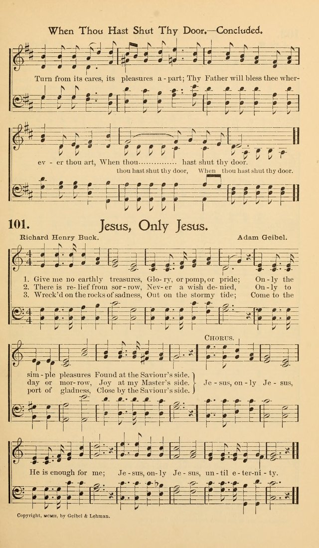 Hymns of the Kingdom: for use in religious meetings page 101