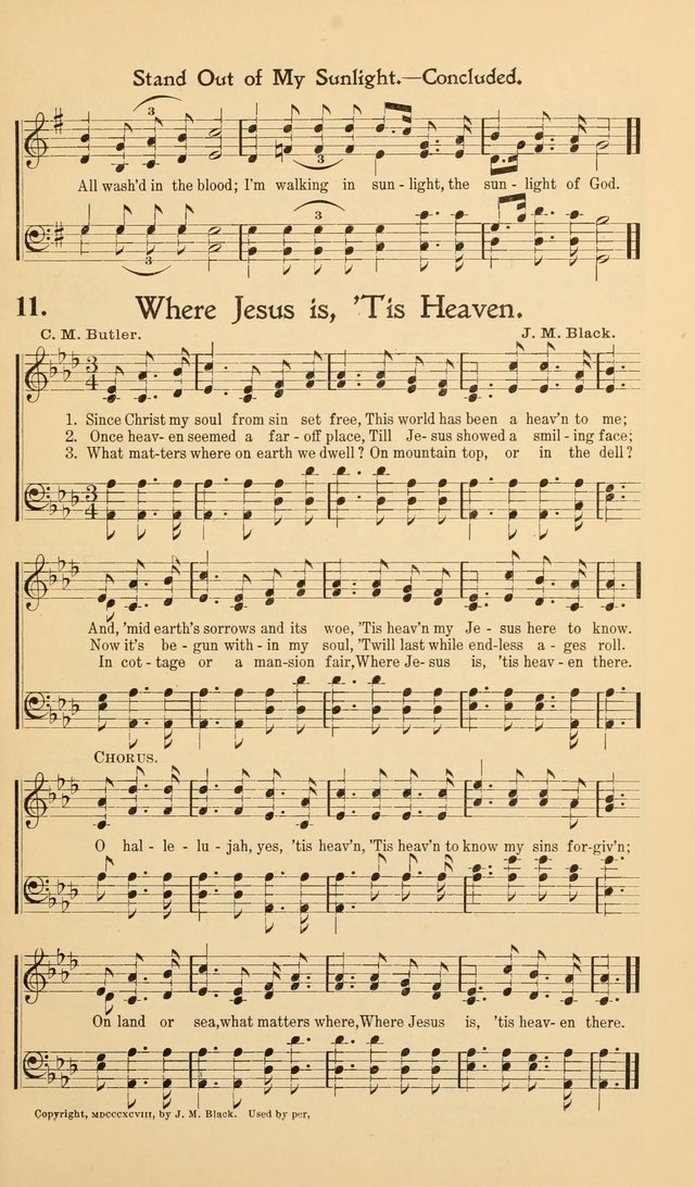 Hymns of the Kingdom: for use in religious meetings page 11