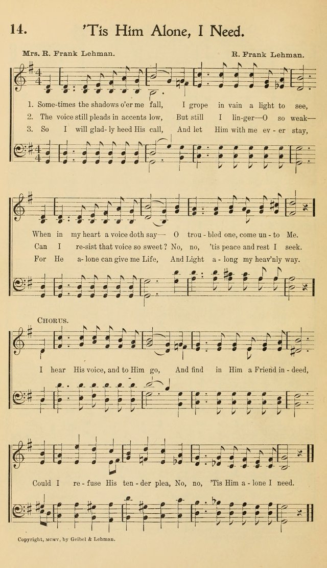 Hymns of the Kingdom: for use in religious meetings page 14